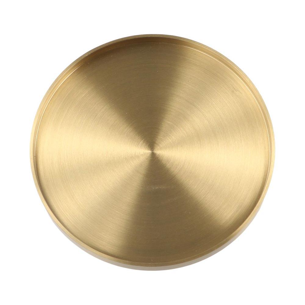 Marble Coaster Set - Tables Centerpieces Decorations Round Brass Coaster