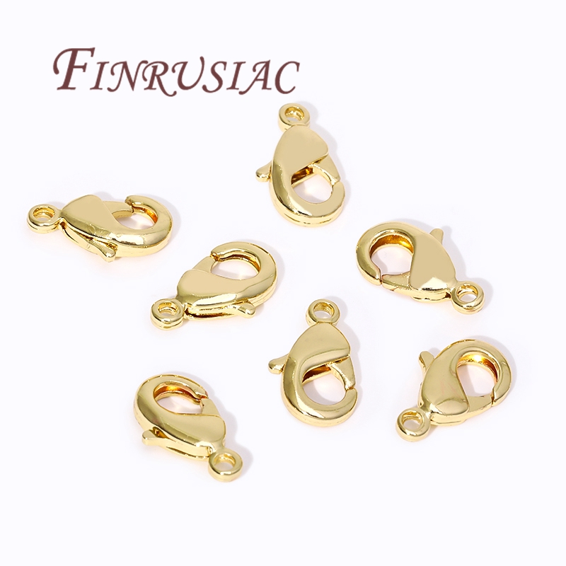 Gold Plated Jewelry - 18K Gold Plated Lobster Clasps For