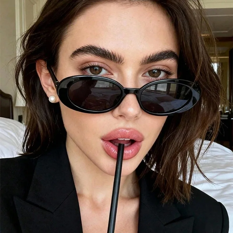 Designer Sunglasses - Vintage Oval Sunglasses Women Luxury Brand