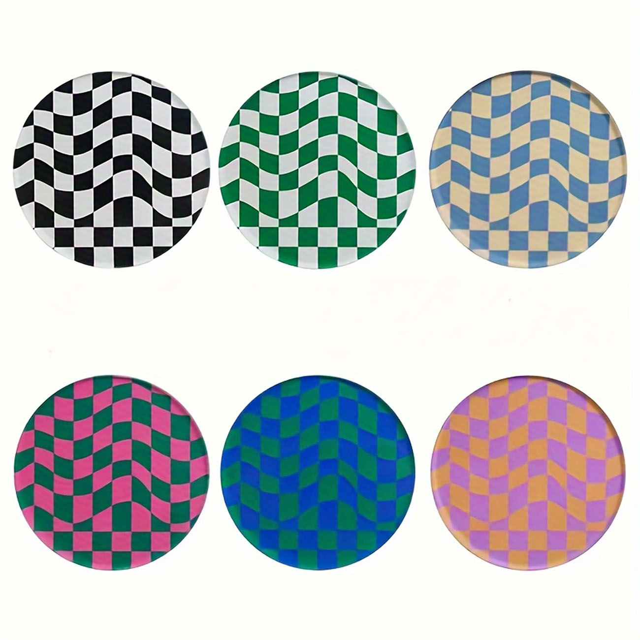 6 Pieces - Wooden Coasters, An - Marble Coaster Set recension och pris