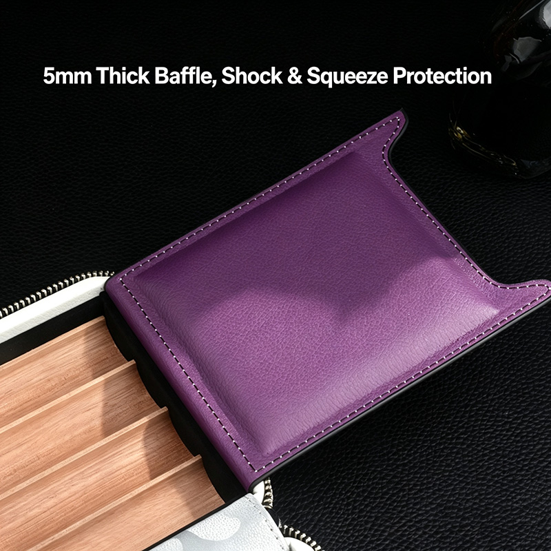 Leather Travel Cigar Case Hold - Premium Cigar Case recension och pris