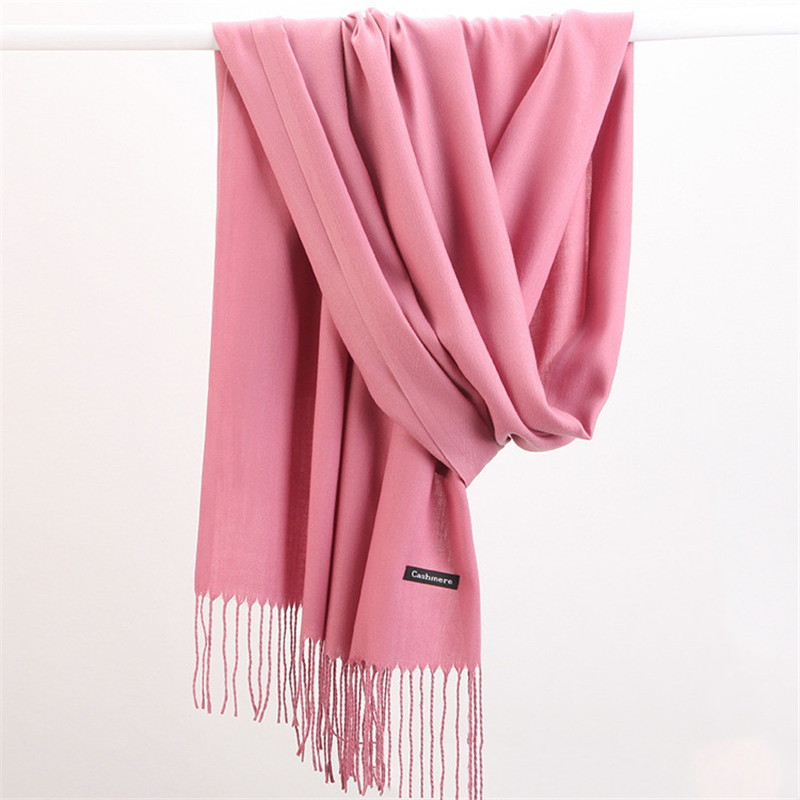 Fashion Solid Color 2023 Women - Cashmere Scarf recension och pris