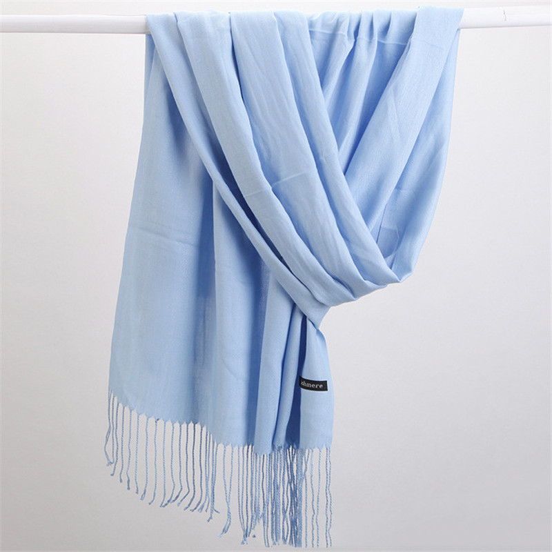Fashion Solid Color 2023 Women - Cashmere Scarf recension och pris