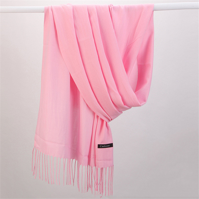 Fashion Solid Color 2023 Women - Cashmere Scarf recension och pris
