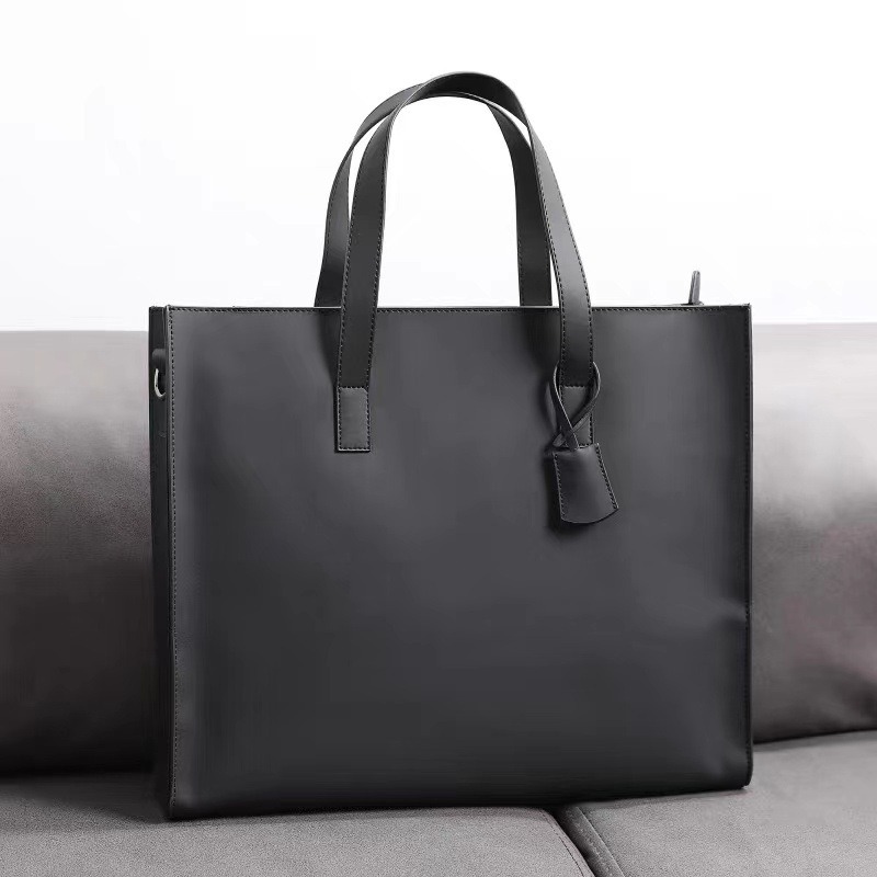 2026 New Men's Handbag With Sh - Leather Briefcase recension och pris