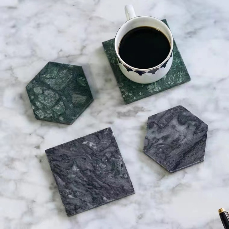 1PCS Marble Coasters Round Ant - Marble Coaster Set recension och pris
