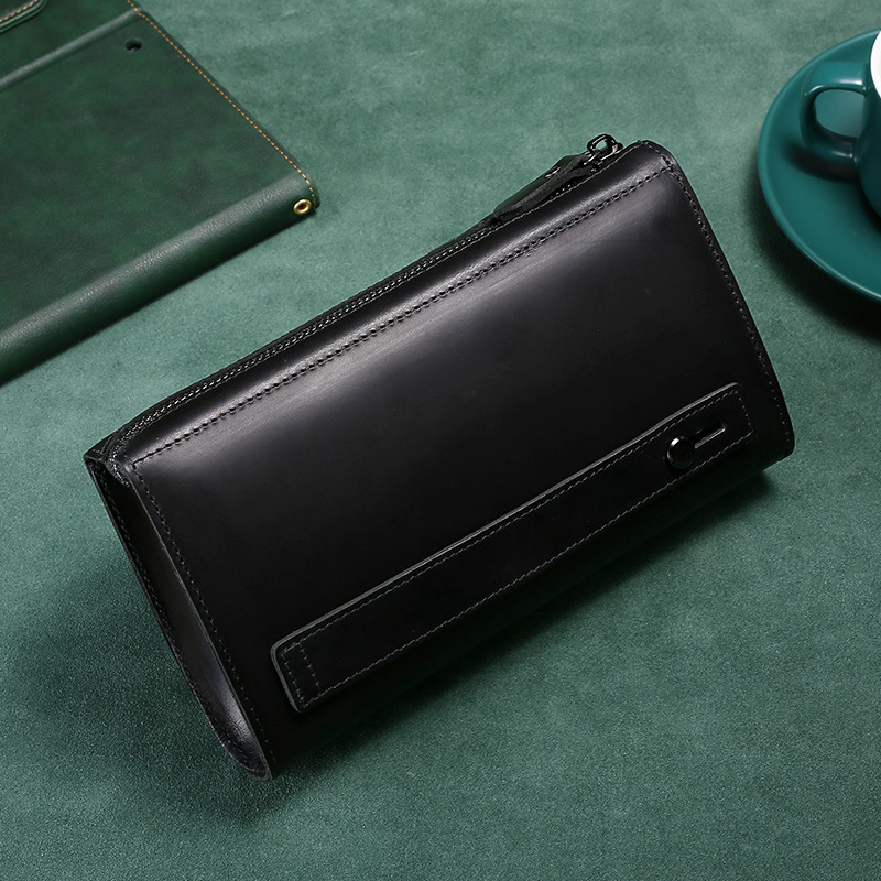 Men's Clutches Long Handbag Bu - Leather Wallet Men recension och pris