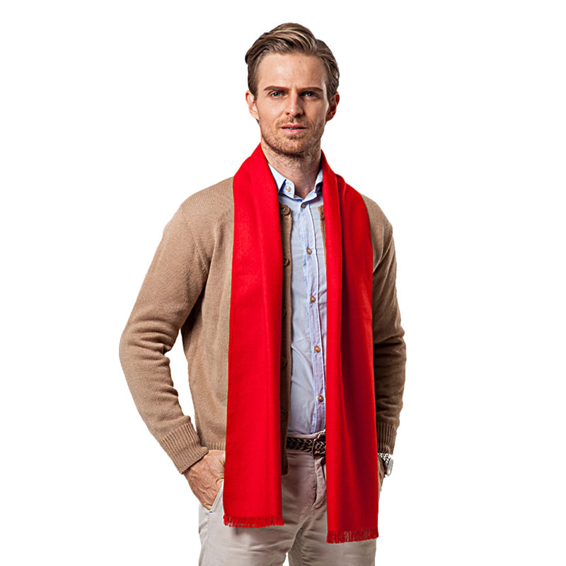 Fashion Winter Solid Color Men - Cashmere Scarf recension och pris