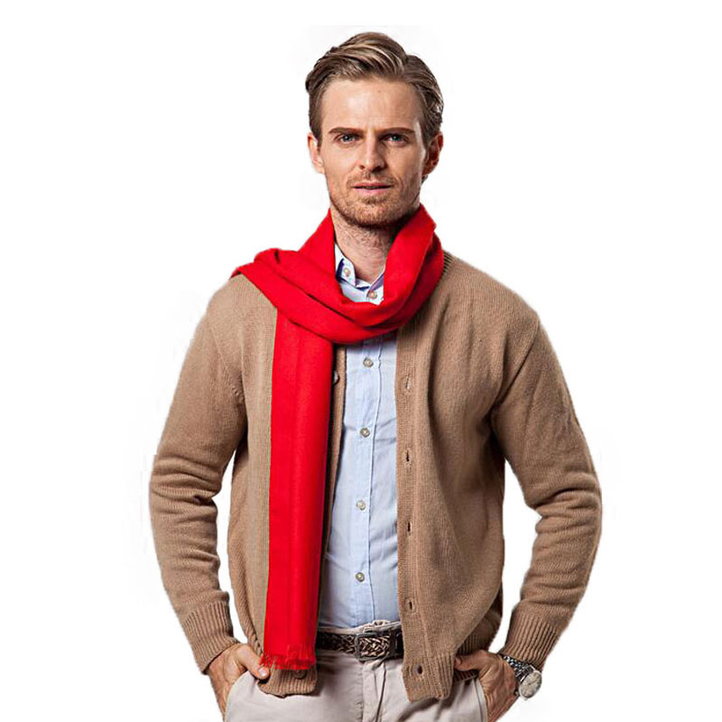 Fashion Winter Solid Color Men - Cashmere Scarf recension och pris