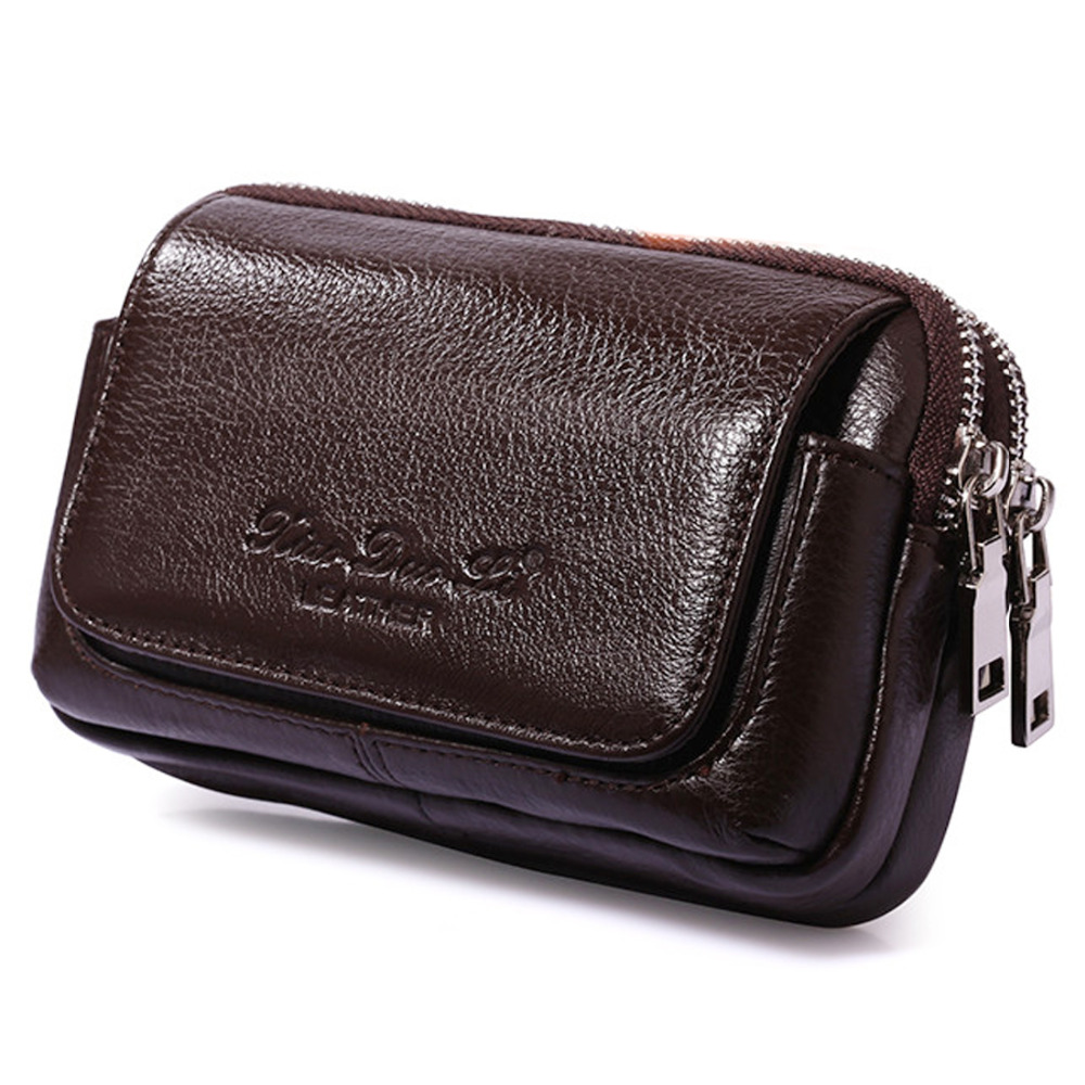 Men Genuine Leather Waist Fann - Leather Wallet Men recension och pris