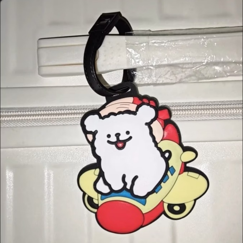  Cute Cartoon Dog Silicone Lu - Travel Luggage Set recension och pris