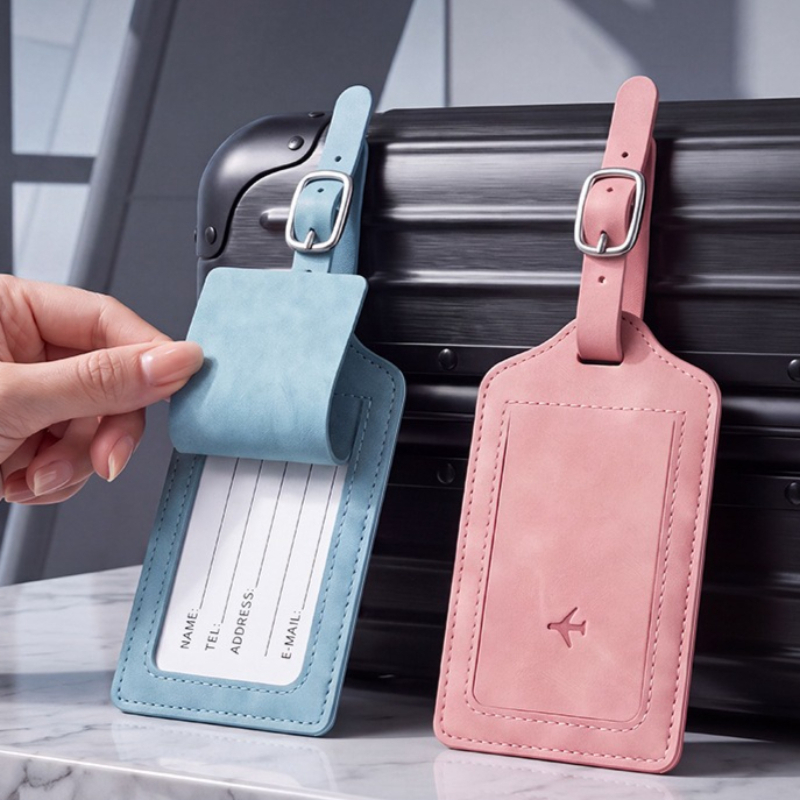 1PC PU Leather Luggage Tag Wom - Travel Luggage Set recension och pris