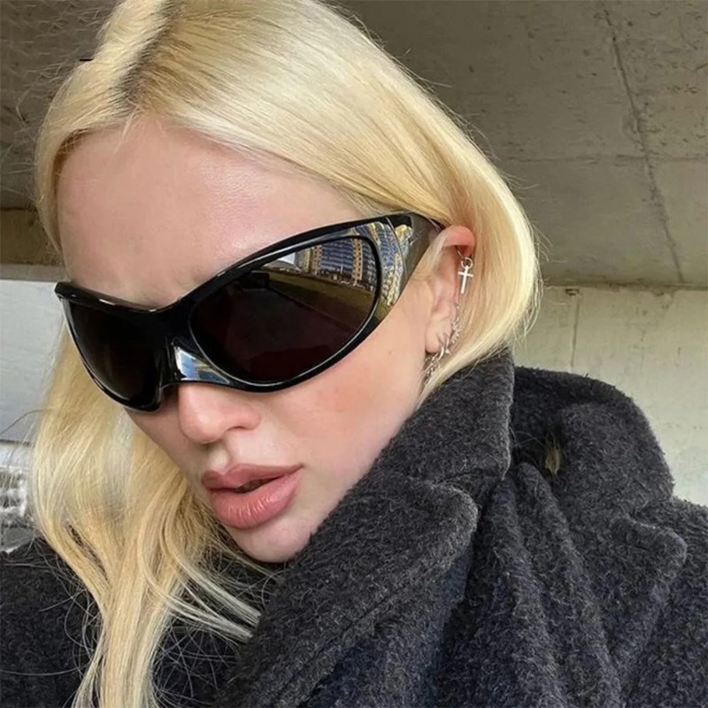 New Y2K Punk Sunglasses Women  - Designer Sunglasses recension och pris