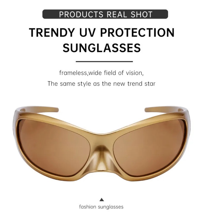 New Y2K Punk Sunglasses Women  - Designer Sunglasses recension och pris