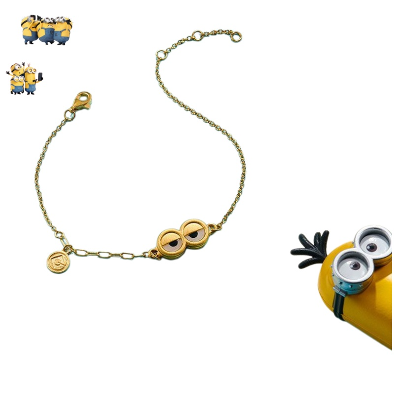 Minions Series Gold Bracelet - - Gold Plated Jewelry recension och pris