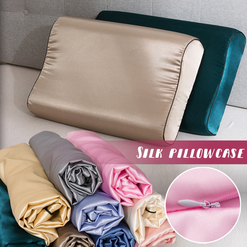 Imitation Silk Satin Latex Pil - Silk Pillowcase recension och pris