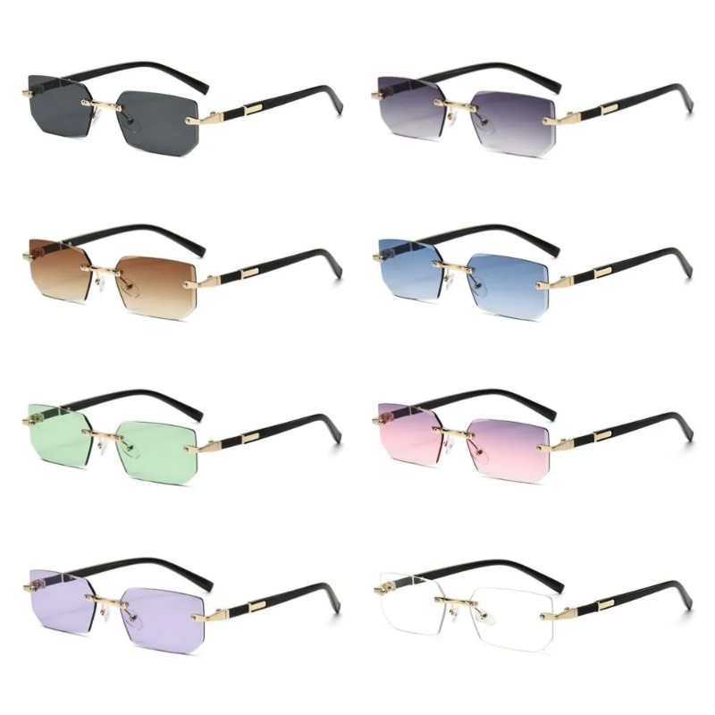 Trendy Rimless Sunglasses for  - Designer Sunglasses recension och pris