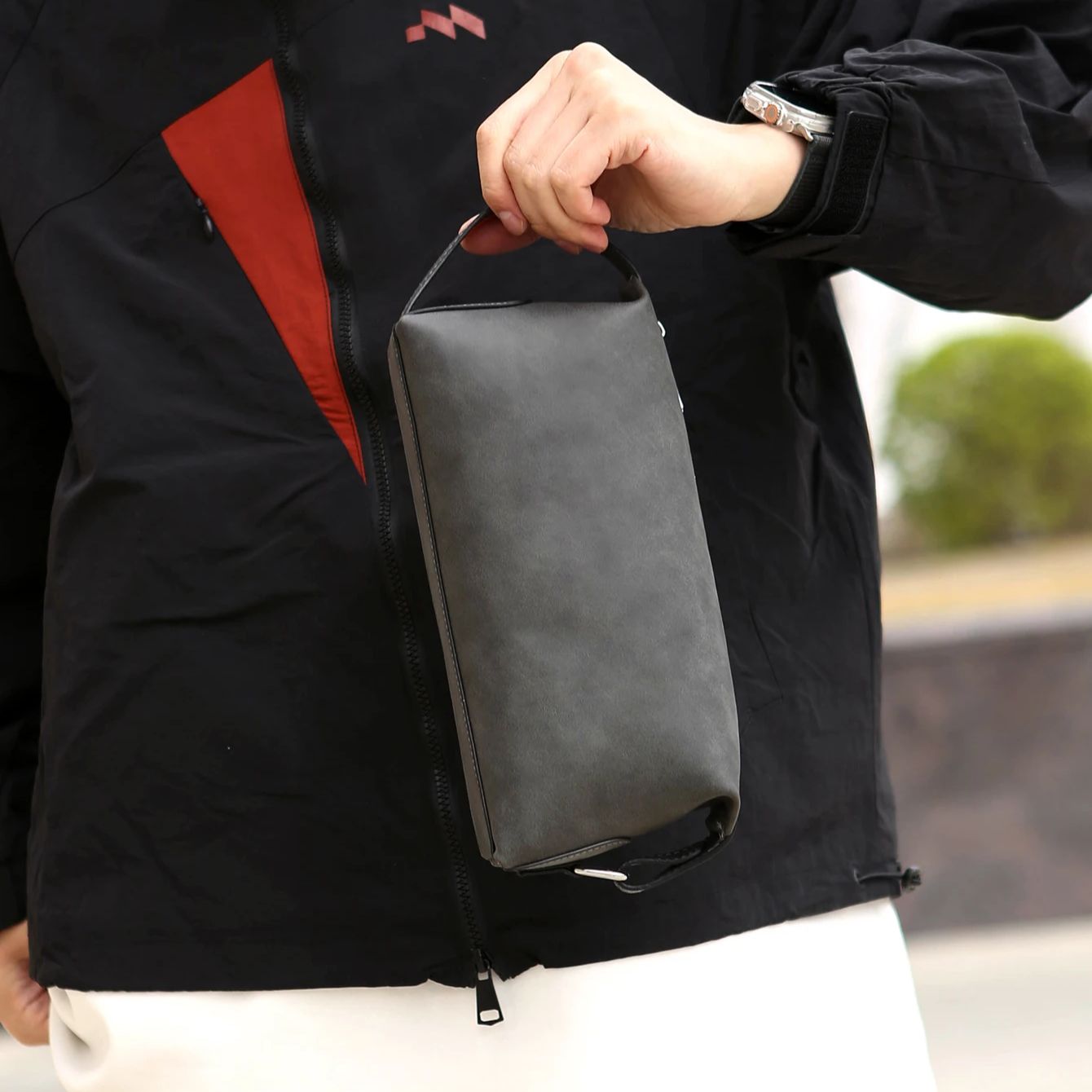 Men's Pu Leather Toiletry Bag, - Travel Luggage Set recension och pris